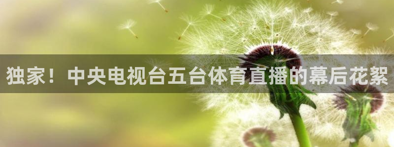 nba直播火凤直播：独家！中央电视台五台体育直播的幕后花絮